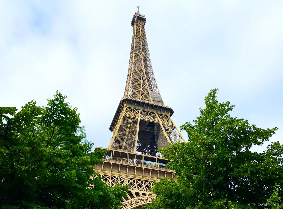 Eiffel Tower ticket holders enjoying the view from the top