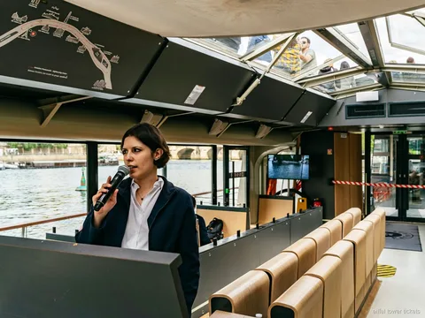 Seine cruise from the Eiffel Tower with views of Paris bridges
