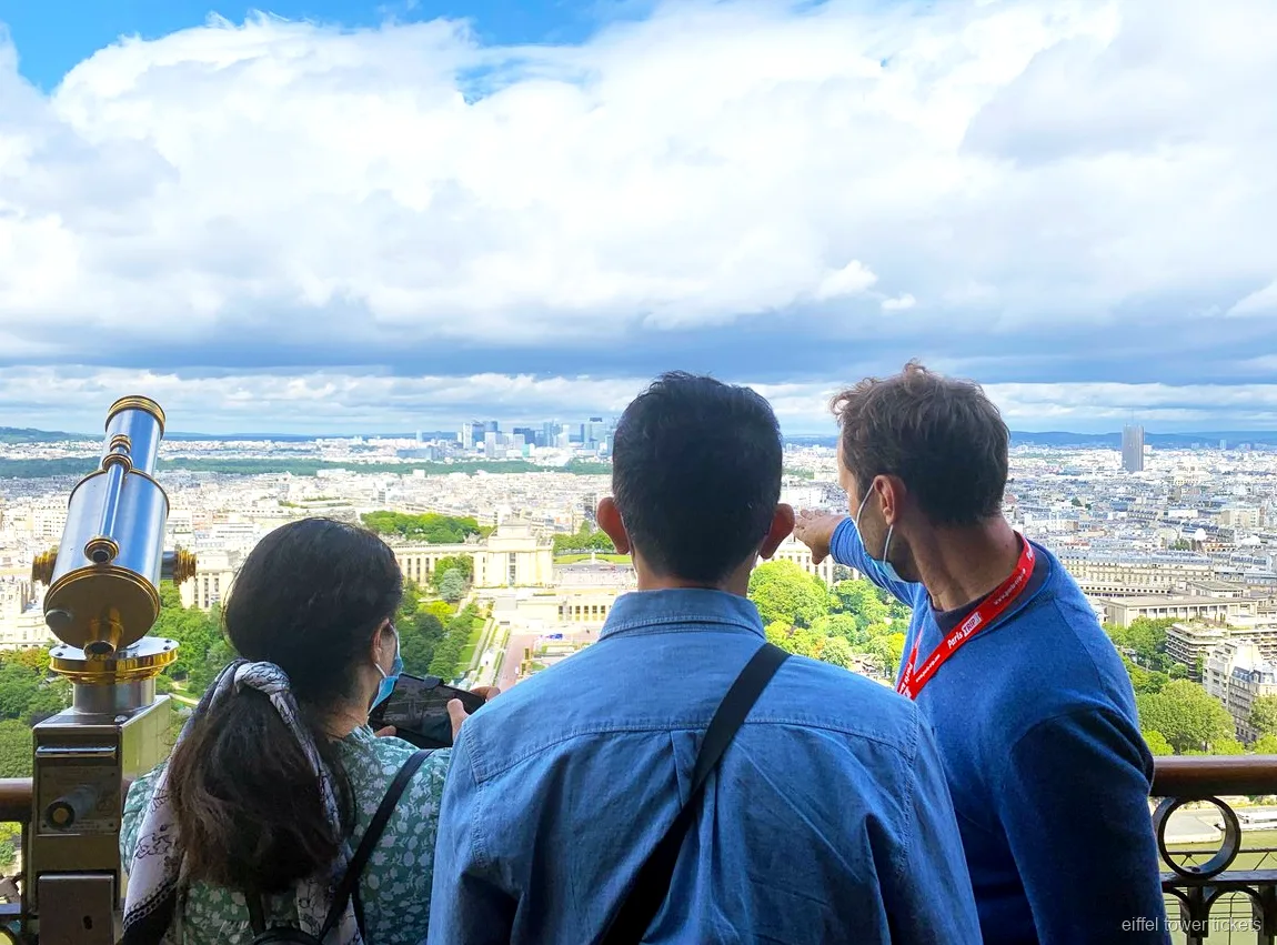 Panoràmica de París des del segon pis de la Torre Eiffel
